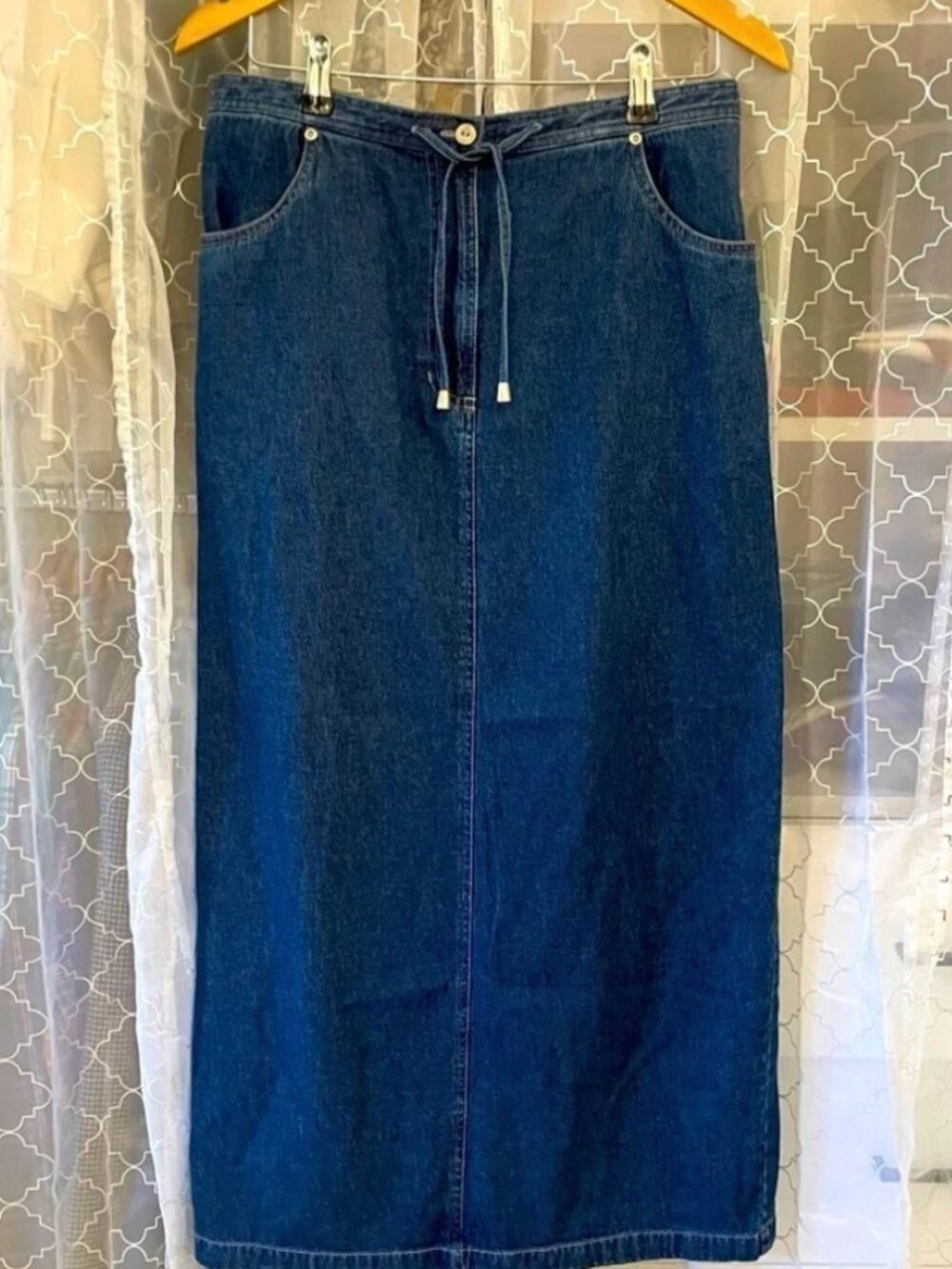 Denim Maxi Skirt Size 8